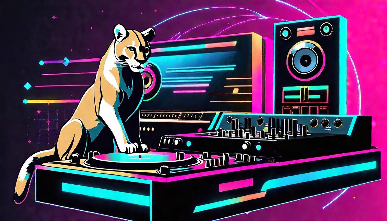 DJPVMA remix setup with neon gear